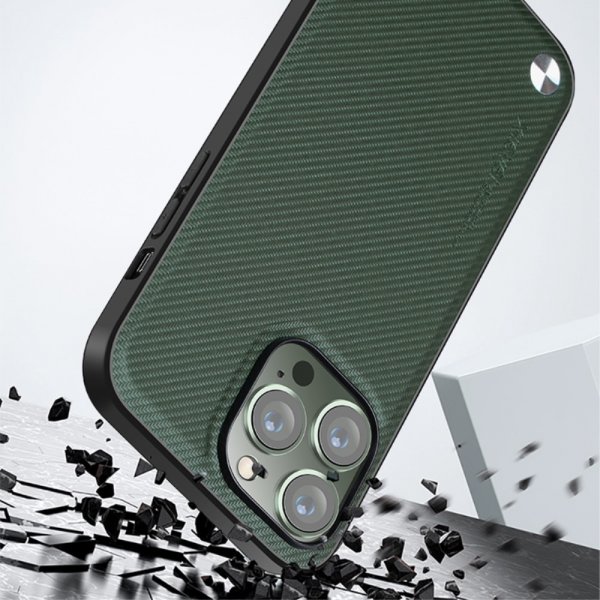 X-Level iPhone 15 Pro Max Cover Kevlar II Series Sort