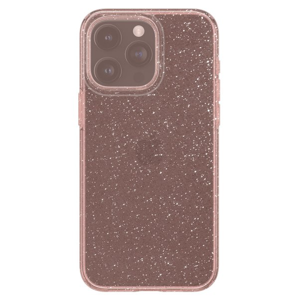 Spigen iPhone 15 Pro Max Cover Liquid Crystal Glitter Rose Quartz