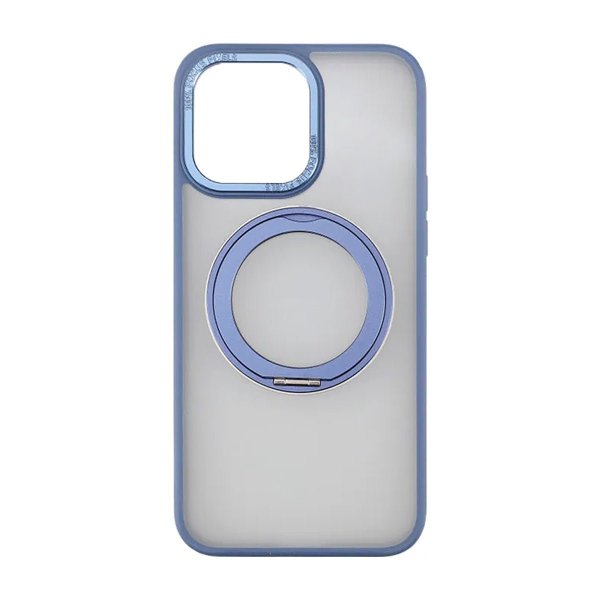 Rvelon iPhone 15 Pro Max Cover Roterbart MagSafe Stativ Blå