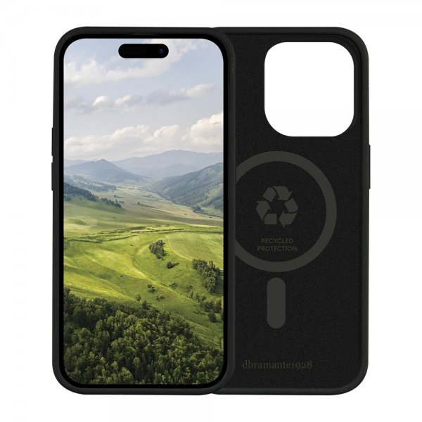 dbramante1928 iPhone 15 Pro Max Cover Monaco MagSafe Night Black