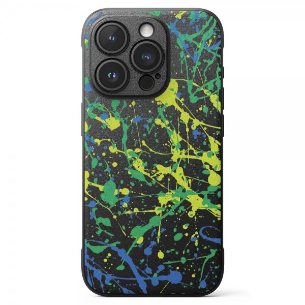 Ringke iPhone 15 Pro Max Cover Onyx Design Action Painting