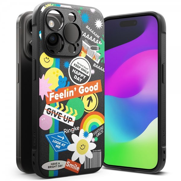 Ringke iPhone 15 Pro Max Cover Onyx Design Sticker