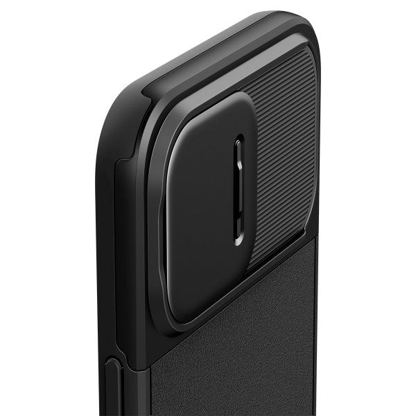 Spigen iPhone 15 Pro Max Cover Optik Armor MagFit Sort