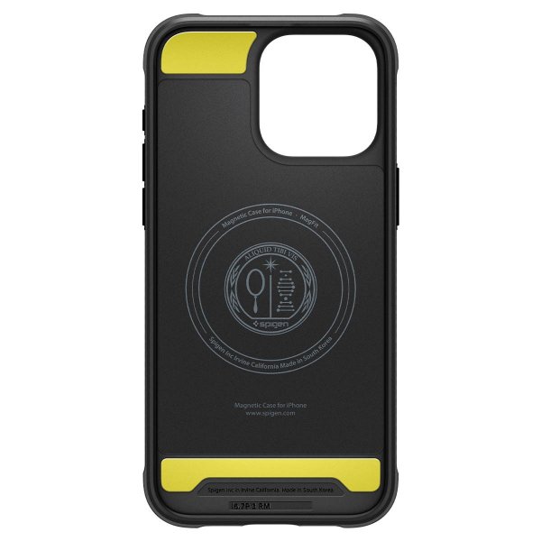 Spigen iPhone 15 Pro Max Cover Rugged Armor MagFit Mat Sort