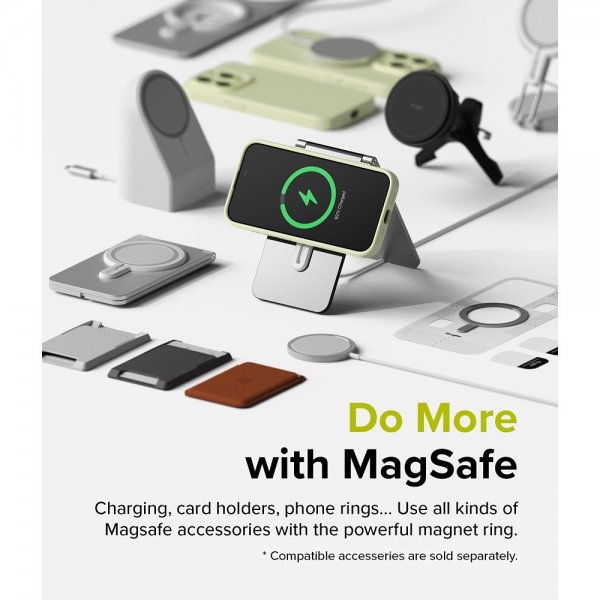 Ringke iPhone 15 Pro Max Cover Silikone Magnetisk Sunny Lime