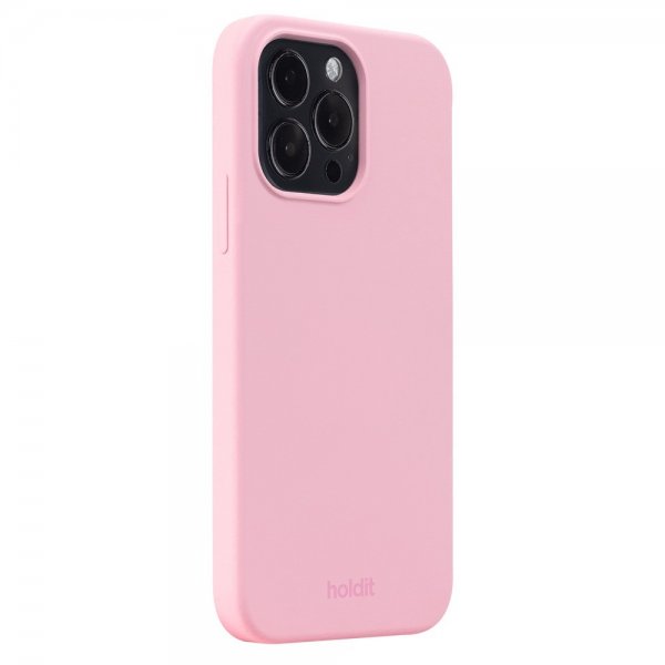 Holdit iPhone 15 Pro Max Cover Silikone Rosa