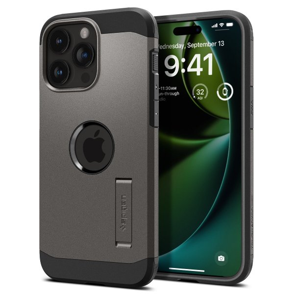 Spigen iPhone 15 Pro Max Cover Tough Armor MagFit Gunmetal