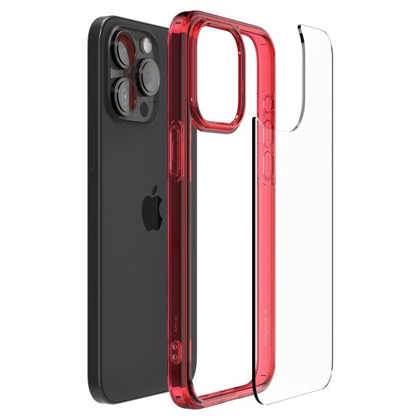 Spigen iPhone 15 Pro Max Cover Ultra Hybrid Deep Red