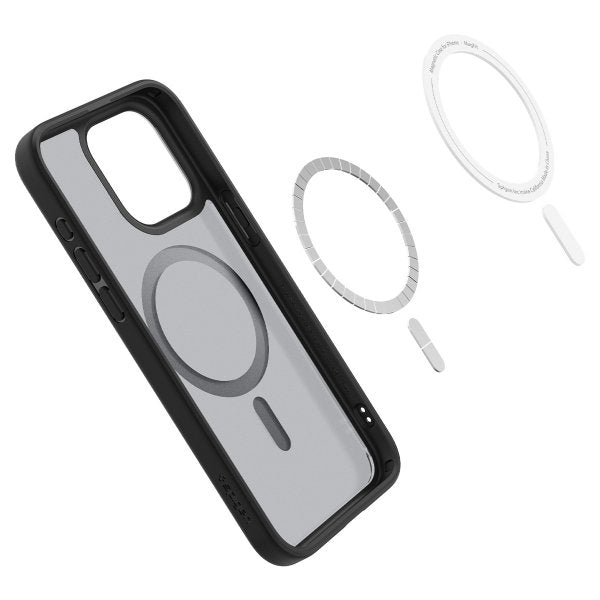 Spigen iPhone 15 Pro Max Cover Ultra Hybrid MagFit Frost Black