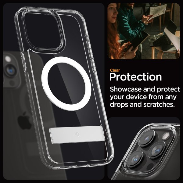 Spigen iPhone 15 Pro Max Cover Ultra Hybrid S MagFit Crystal Clear