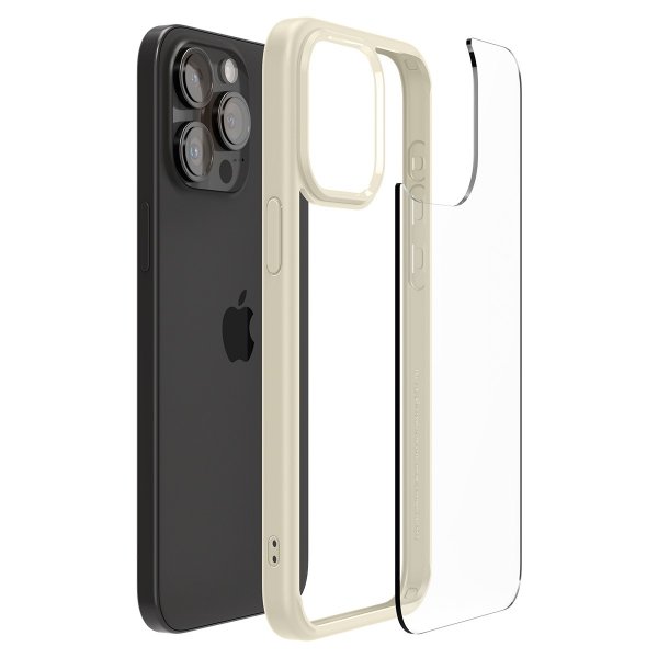 Spigen iPhone 15 Pro Max Cover Ultra Hybrid Mute Beige