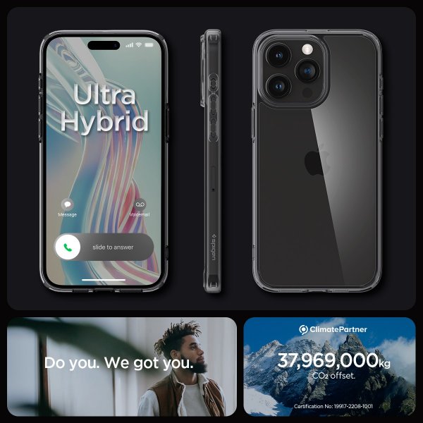 Spigen iPhone 15 Pro Max Cover Ultra Hybrid Space Crystal