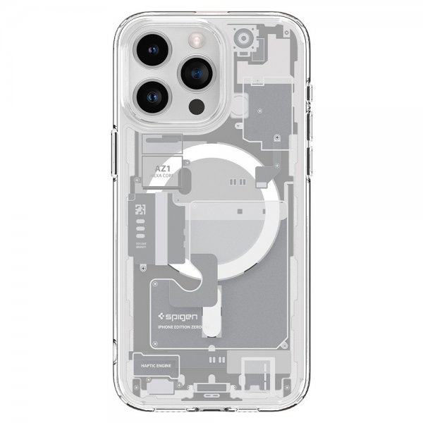 Spigen iPhone 15 Pro Max Cover Ultra Hybrid Zero One MagFit Hvid