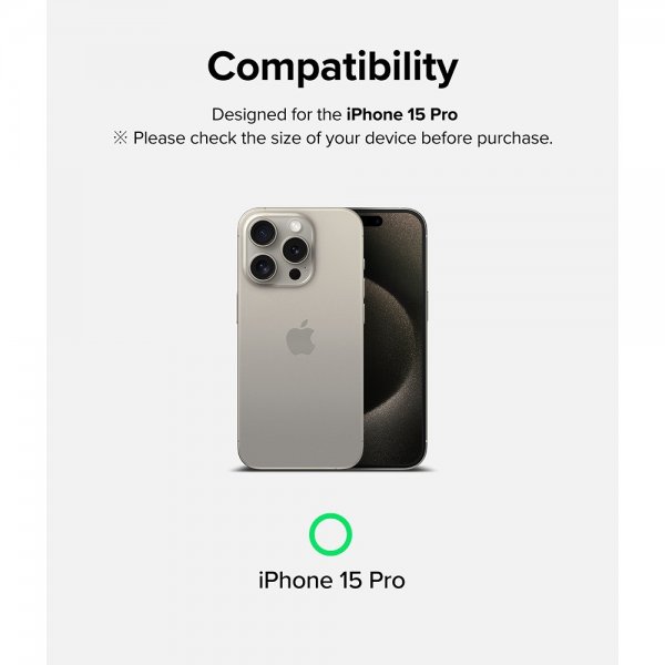 Ringke iPhone 15 Pro Max Skærmbeskyttelse Easy Slide 2-pak
