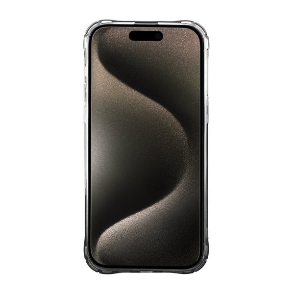 iPhone 15 Pro Max Cover Kortholder Stødsikkert Sort