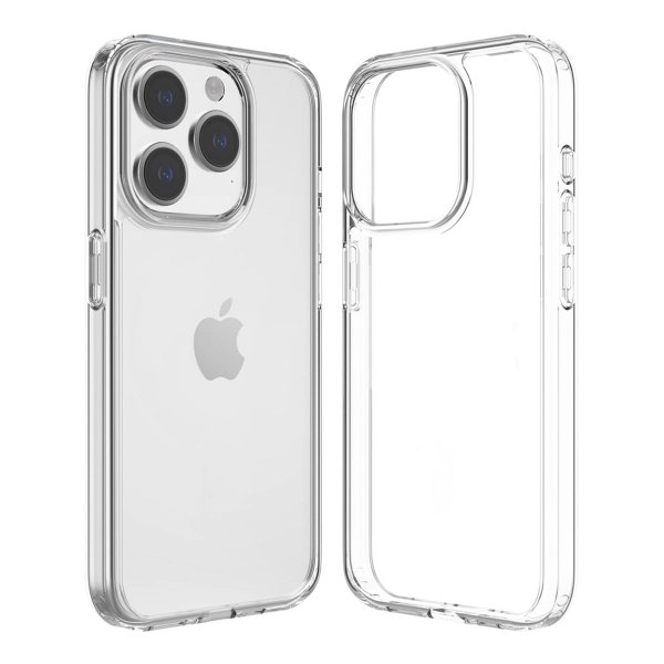 Rvelon iPhone 15 Pro Max Cover Stødsikker Transparent