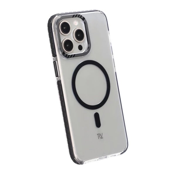 Rvelon iPhone 15 Pro Cover TPU MagSafe Sort Transparent