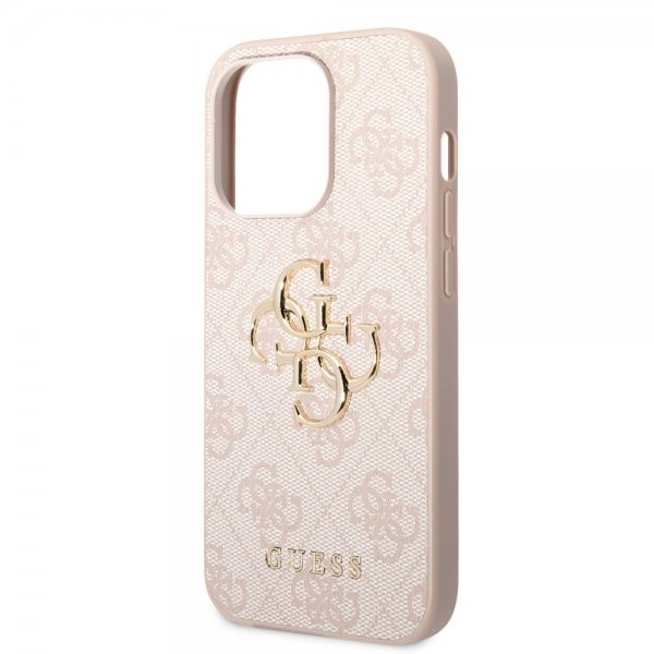 Guess iPhone 15 Pro Cover 4G Logo Rose