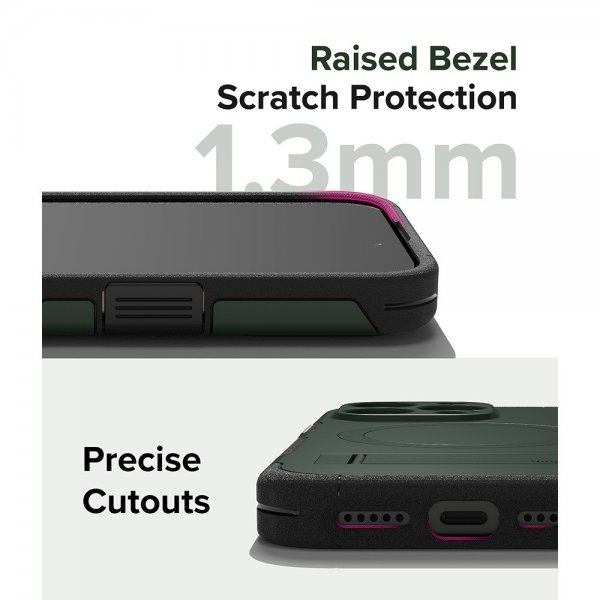 Ringke iPhone 15 Pro Cover Alles MagSafe Dark Green