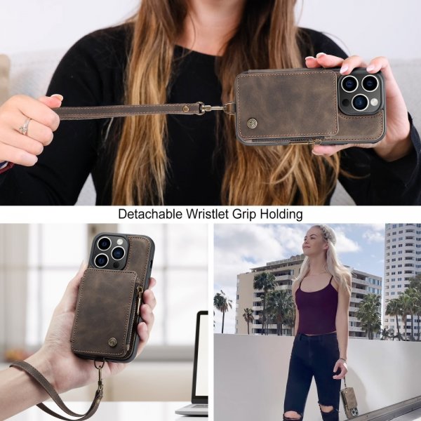 CaseMe iPhone 15 Pro Cover C20 Series Kaffe