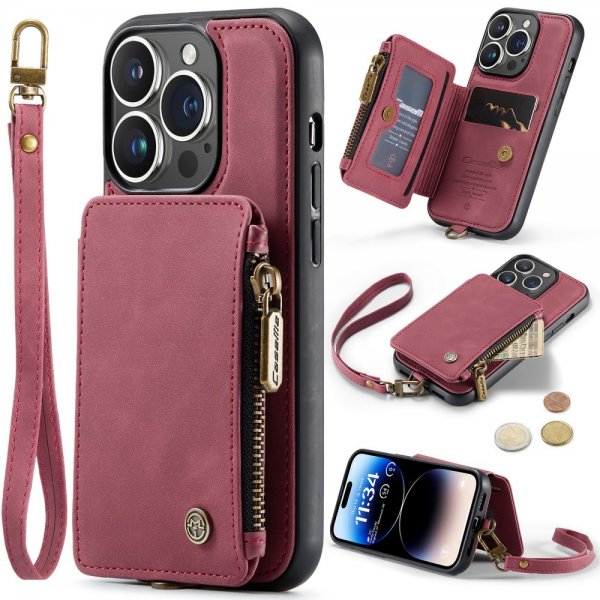 CaseMe iPhone 15 Pro Cover C20 Series Rød