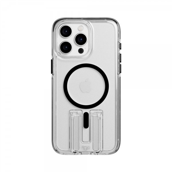 Tech21 iPhone 15 Pro Cover Evo Crystal Kick MagSafe Klar/Sort
