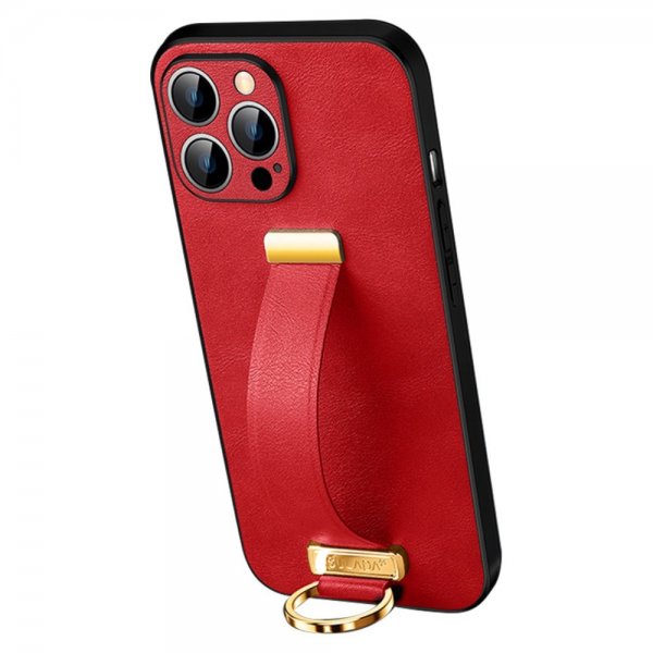 Sulada iPhone 15 Pro Cover Fashion Series Rød