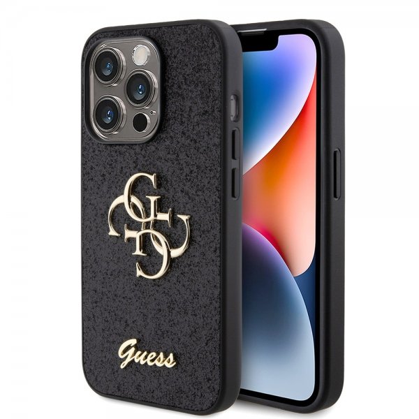 Guess iPhone 15 Pro Cover Fixed Glitter Sort