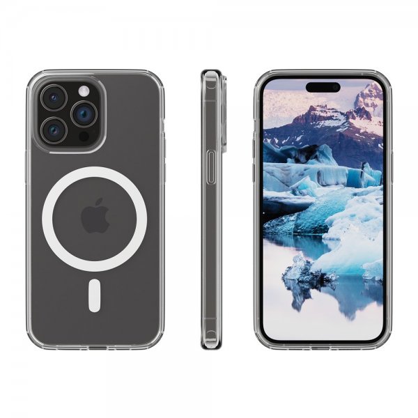 dbramante1928 iPhone 15 Pro Cover Iceland Pro MagSafe Transparent