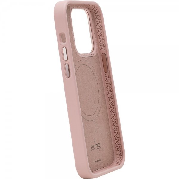 Puro iPhone 15 Pro Cover ICON Mag Pro Rosa