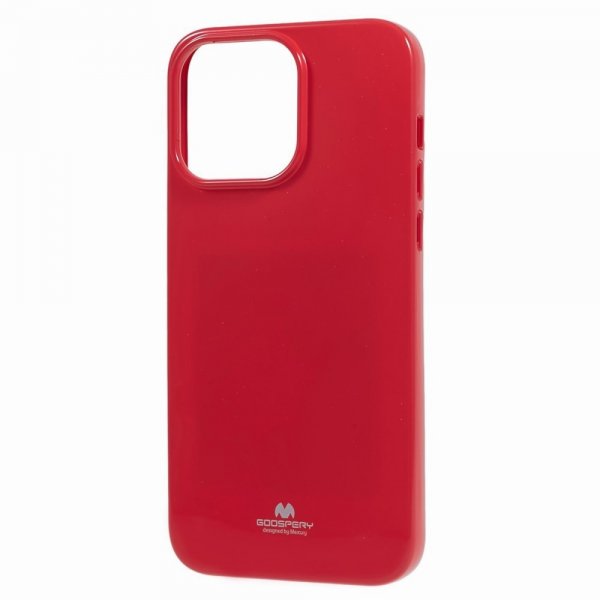 Mercury iPhone 15 Pro Cover Jelly Glitter Magenta