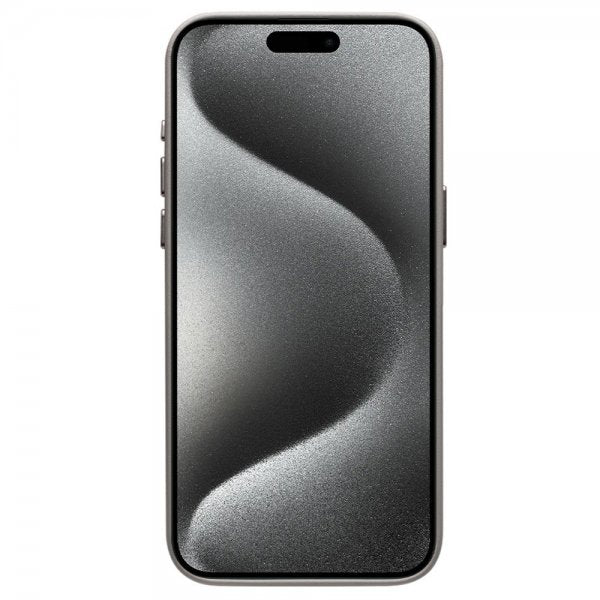 Qialino iPhone 15 Pro Cover Kunstlæder MagSafe Grå