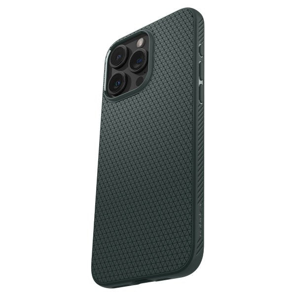 Spigen iPhone 15 Pro Cover Liquid Air Abyss Green