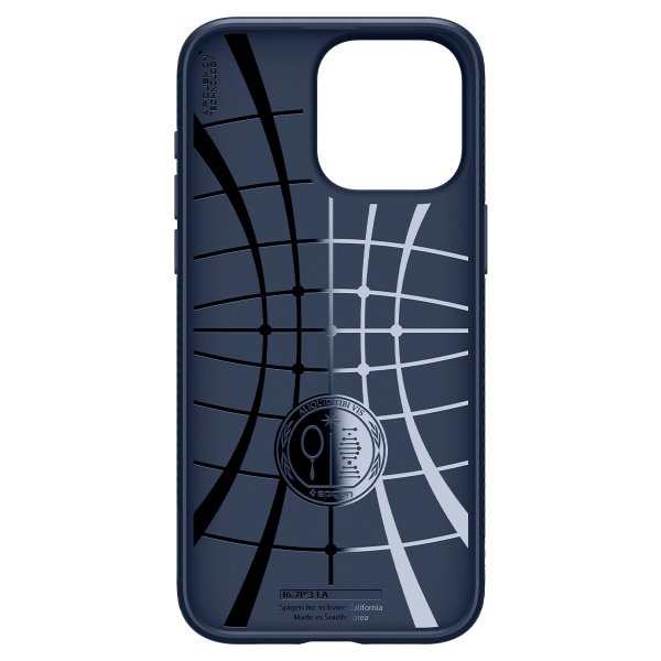 Spigen iPhone 15 Pro Cover Liquid Air Navy Blue