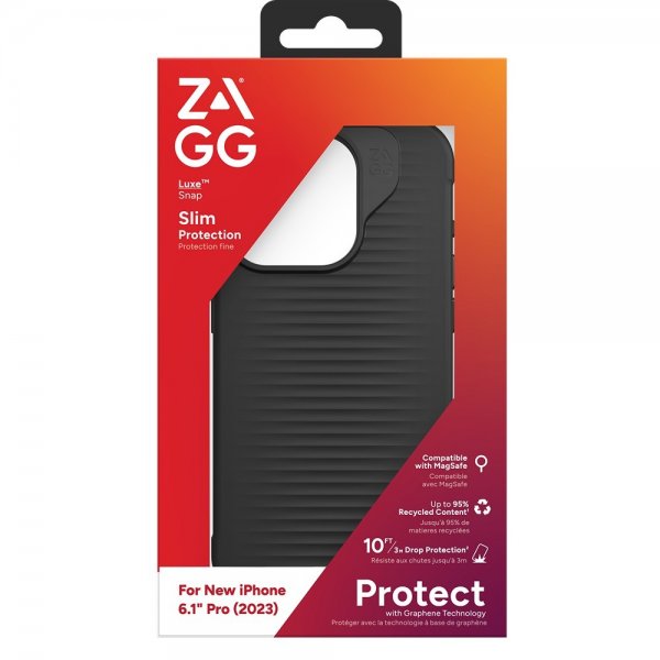 ZAGG iPhone 15 Pro Cover Luxe Snap Sort