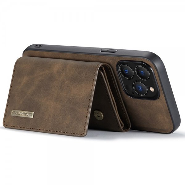 Dg.Ming iPhone 15 Pro Cover M1 Series Aftagelig Kortholder Kaffe