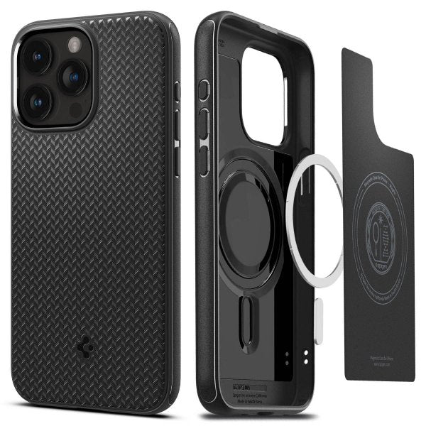 Spigen iPhone 15 Pro Cover Mag Armor MagFit Mat Sort