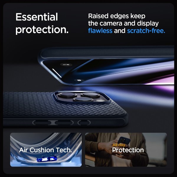 Spigen iPhone 15 Pro Cover Mag Armor MagFit Navy Blue