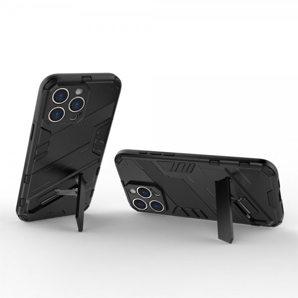 iPhone 15 Pro Cover med Støtteben Sort
