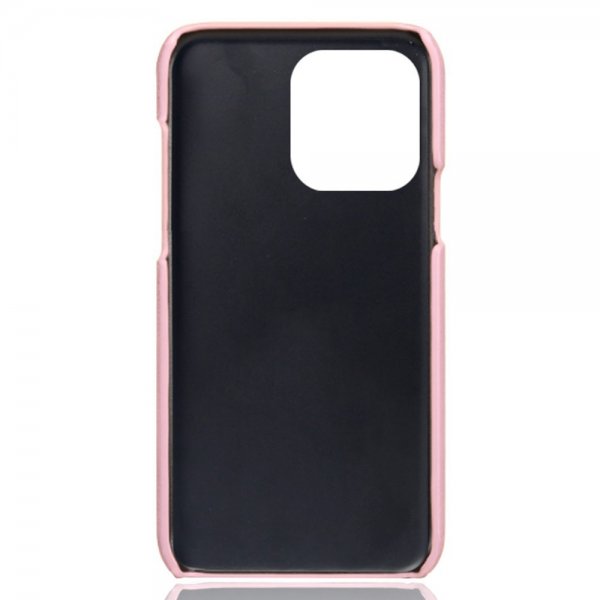 iPhone 15 Pro Cover med to Kortlommer Rosaguld