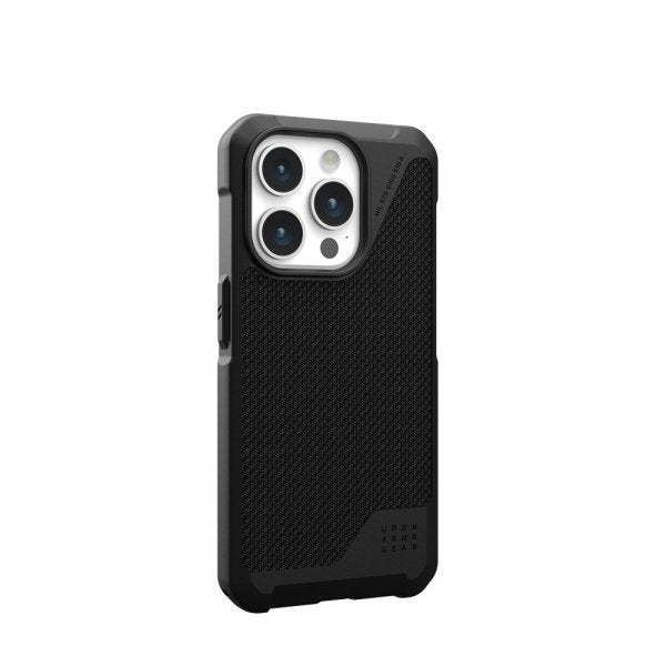 Urban Armor Gear (UAG) iPhone 15 Pro Cover Metropolis LT MagSafe Kevlar Black