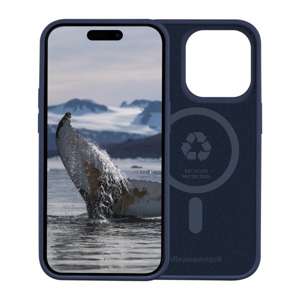 dbramante1928 iPhone 15 Pro Cover Monaco MagSafe Pacific Blue