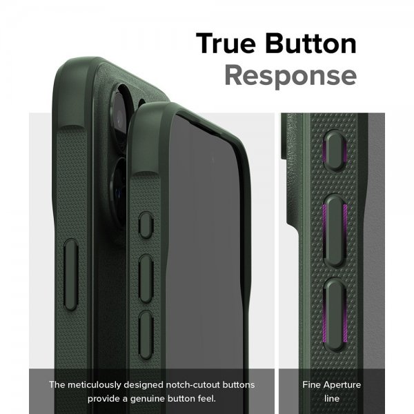 Ringke iPhone 15 Pro Cover Onyx Dark Green