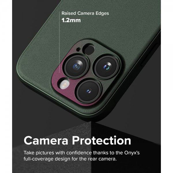 Ringke iPhone 15 Pro Cover Onyx Dark Green