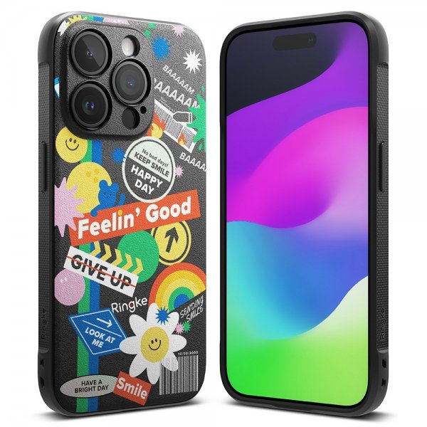 Ringke iPhone 15 Pro Cover Onyx Design Sticker