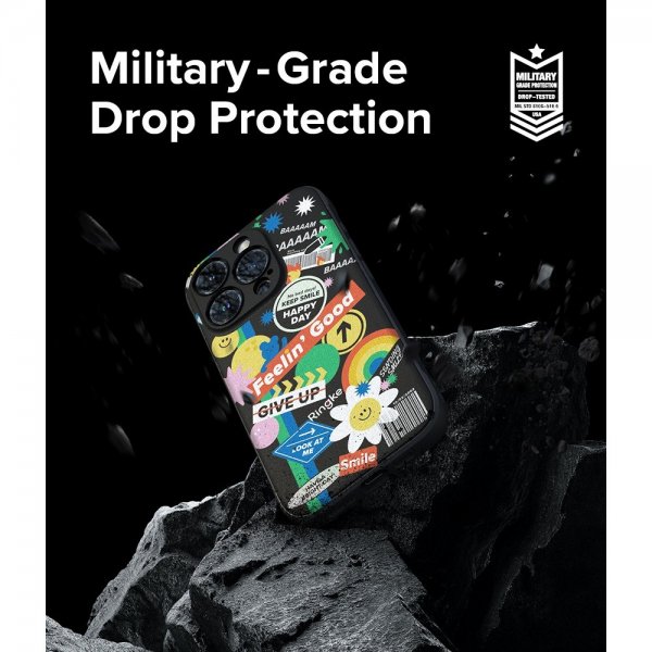 Ringke iPhone 15 Pro Cover Onyx Design Sticker