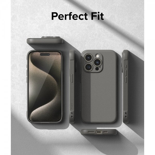 Ringke iPhone 15 Pro Cover Onyx Grå