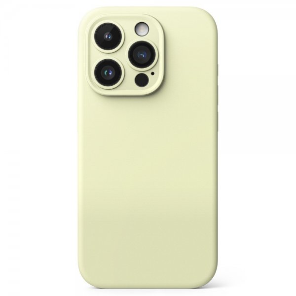 Ringke iPhone 15 Pro Cover Silikone Magnetisk Sunny Lime