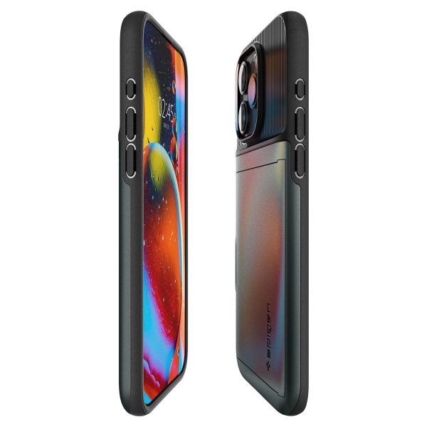 Spigen iPhone 15 Pro Cover Slim Armor CS Abyss Green