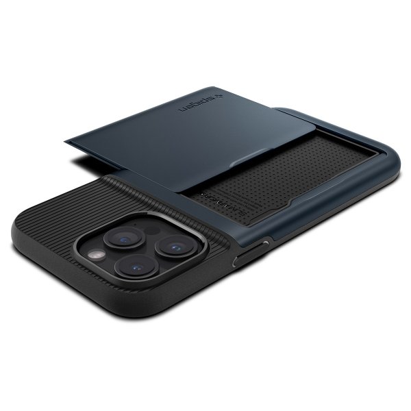 Spigen iPhone 15 Pro Cover Slim Armor CS Metal Slate